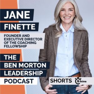 Photo of Jane Finnette, Founder and Executive Director of The Coaching Fellowship