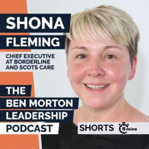 Photo of Shona Fleming, CEO of ScotsCare & Borderline