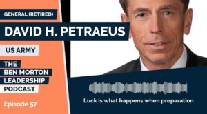 Image of General David Petraeus on BM Podcast